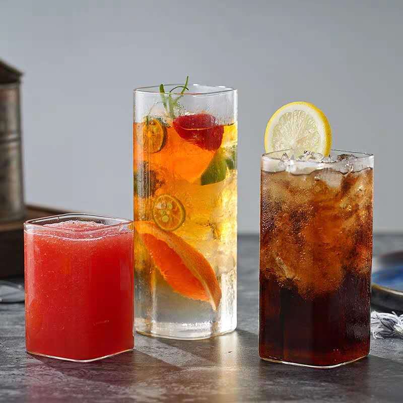 High borosilicate European square water cup